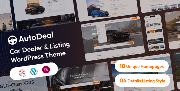 AutoDeal - Car Dealer & Listing WordPress Theme Logo